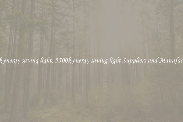 5500k energy saving light, 5500k energy saving light Suppliers and Manufacturers