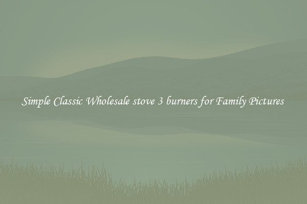 Simple Classic Wholesale stove 3 burners for Family Pictures 