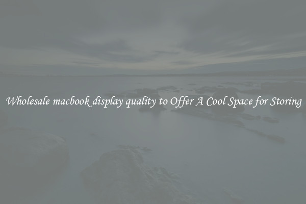 Wholesale macbook display quality to Offer A Cool Space for Storing
