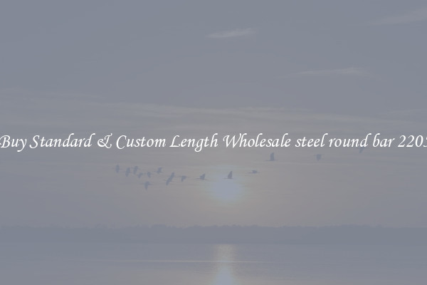 Buy Standard & Custom Length Wholesale steel round bar 2205