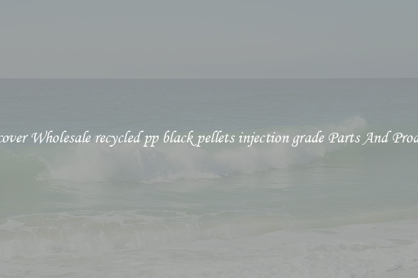 Discover Wholesale recycled pp black pellets injection grade Parts And Products